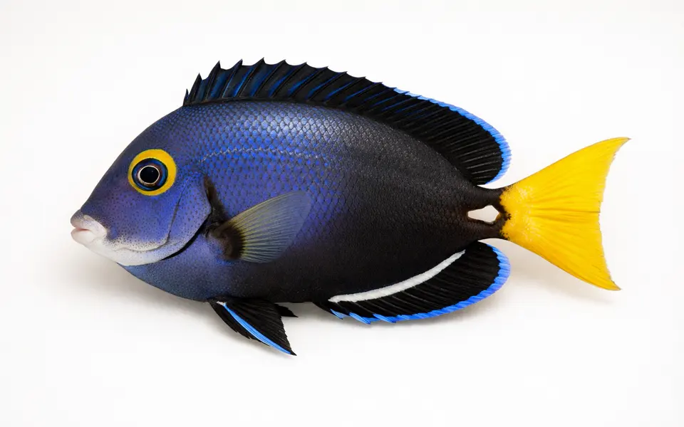 Close-up visual clues that help distinguish saltwater fish identification