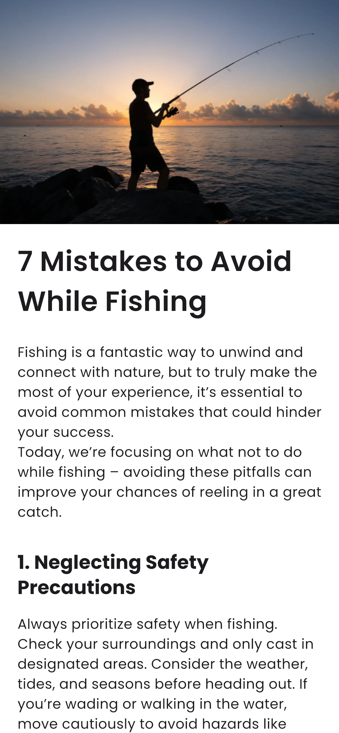 Exploring fishing articles and tips in the Fish Identifier app